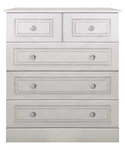 Stratford Assembled 3 + 2 Drawer Chest - White