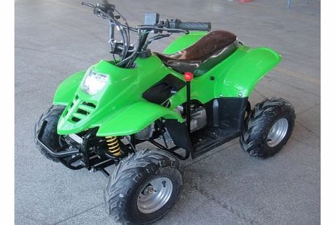 Scream 110cc 4 Stroke Quad - (THUNDER CAT) - GREEN CAMO w/ Reverse