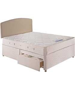 Carmen Microquilt Kingsize Divan Bed - 4 Drw