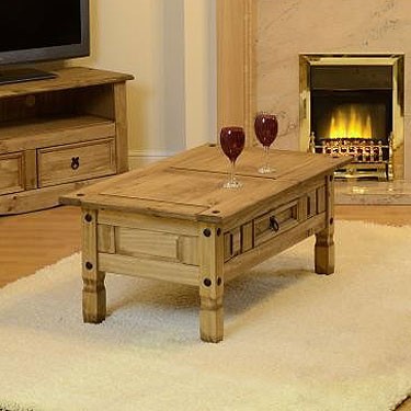 Corona 1 Drawer Coffee Table