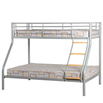 Toby Triple Sleeper Bunk Bed in Silver