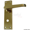 155mm Brass Victorian Bathroom Handles 1