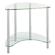 Glass Corner Desk