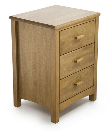 Eleanor 3 Drawer Bedside Table