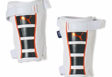  Esito Slip In Shin Pad White/Navy/Orange