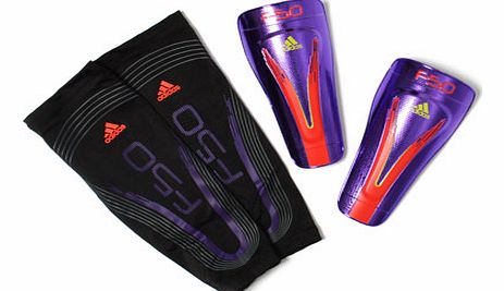  F50 Pro Lite Shin Guards Anodized