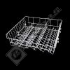 White Wire Upper Dishwasher Basket Assembly