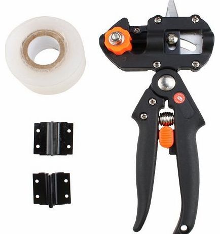 Gardening Fruit Tree Branch Grafting Cutting Tool Professional Pruner Shear Snip with 2 Extra Blades & Grafting Tape