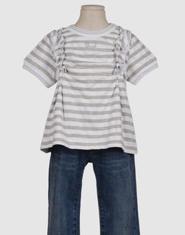 TOPWEAR Short sleeve t-shirts GIRLS on YOOX.COM