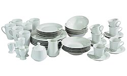 Simple 50-Piece Dinner Set