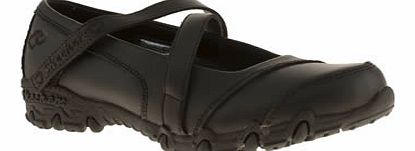 kids skechers black gems foglights girls