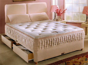 Visco Splendide 4FT 6` Divan Bed