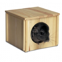 Super Pet Chinchilla Wooden Hut 9X2.2X8