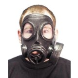 GAS MASK/CHEMICAL WARFARE MENS HALLOWEEN FANCY DRESS