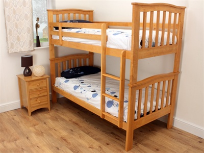 Pisa Maple Bunk Bed Single (3)