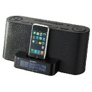 ICF-CliP clock radio with iPod dock