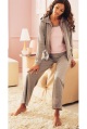 SORBET three-piece hooded top pyjamas