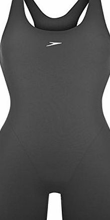 Speedo Womens Ladies End  Legsuit One Piece Swimsuit Swimming Costume Swimwear Black 18 (40)