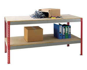 shelf workbench low