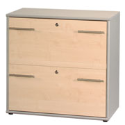 Innovation 2 Drawer Lockable A4 Filing Cabinet