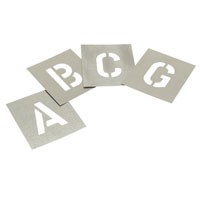 Stencils Atb Wallet Zinc Stencils 2In Letters