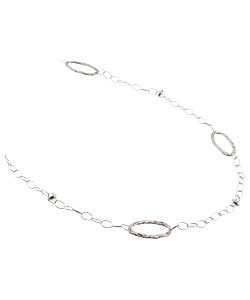 Sterling Silver Fancy Long Necklace