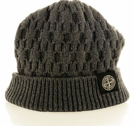 Stone Island Compass Logo Beanie Hat