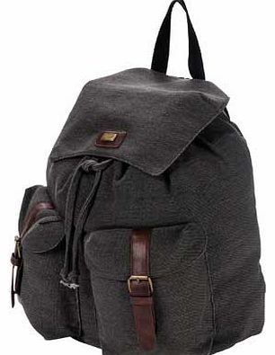 Canvas Satchel Bag - Charcoal