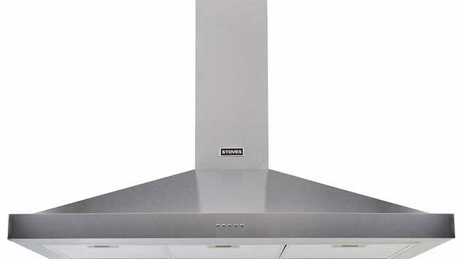 1000 STERLING 100cm Cooker Hood - S/Steel