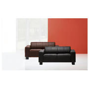 Leather Sofa, Black