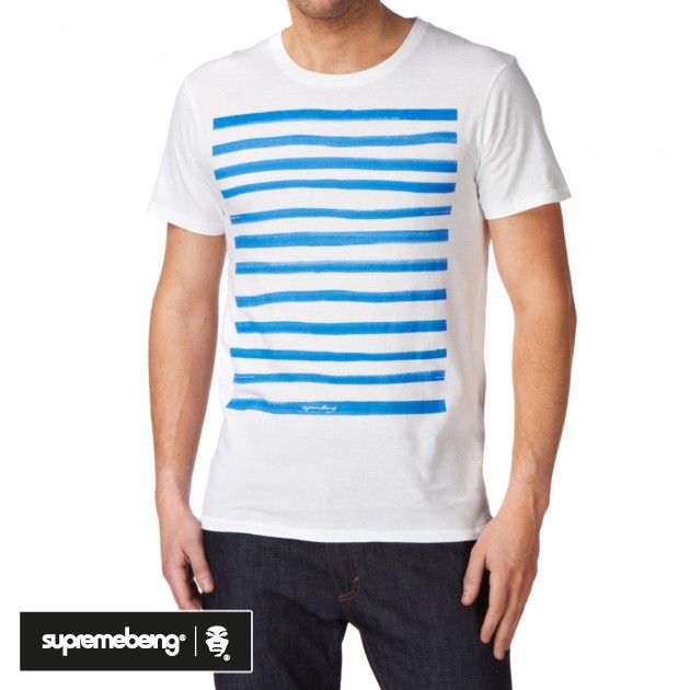 Mens Supremebeing Roller T-Shirt - White