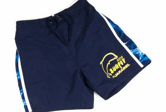 Surfit Boys Surf Shorts UVP 50  - Navy/Hibiscus, Size 8-9(XL)