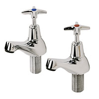 Contract Cross Head Range Bath Tap Pair