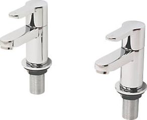 Swirl, 1228[^]37041 Elevate Bath Taps Pair 37041