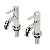 Single Lever Minimalist Basin Taps Pair