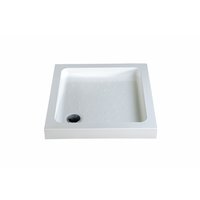 Square Shower Tray Cast Stone Acrylic