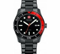 Swiss Military Mens Aqualiner Black and Grey