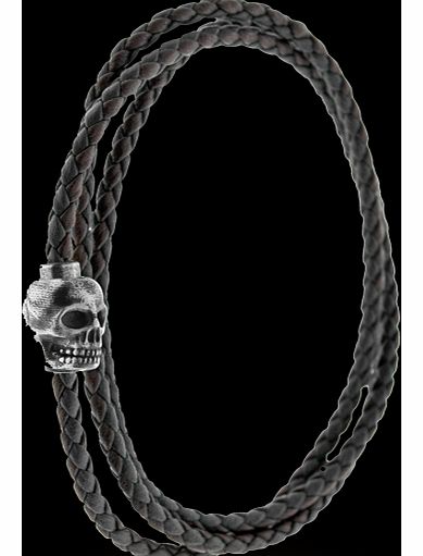 Mens Mini Skull Wrap Bracelet BL2314