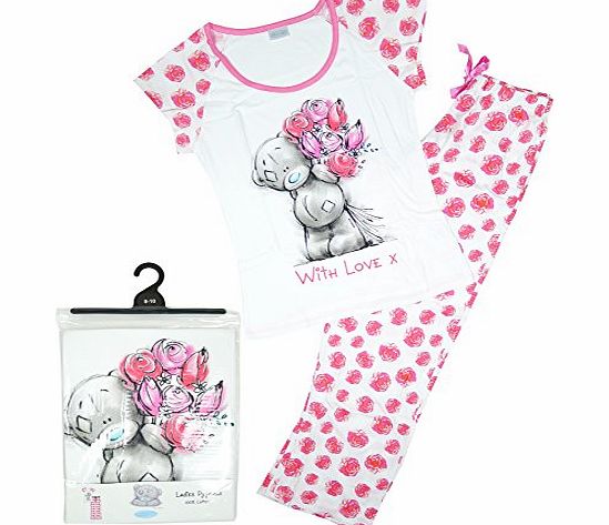 Tatty Teddy Womens Tatty Teddy Me to You Flower Bouquet Cotton Gift Pack Pyjamas sizes from 8 to 22