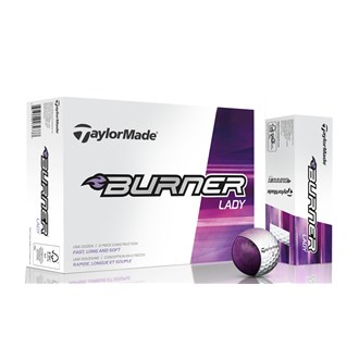 TaylorMade Ladies Burner Golf Balls (12 Balls)