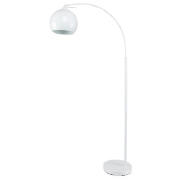 Arc floor lamp white gloss