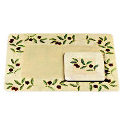 Tesco Autumn Berries placemat and coaster set 12