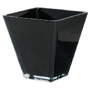 Conical Tank 15cm Vase Black