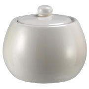 Tesco cream porcelain sugar bowl