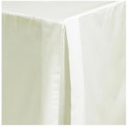 Tesco Single Valance Sheet, Cream