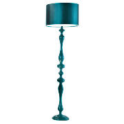 Spindle Floor Lamp Teal