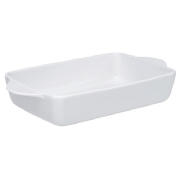 tesco White Porcelain baking dish, twinpack-BUNDLE