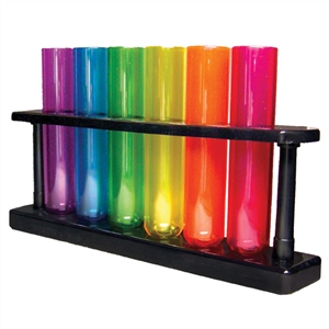 Tube Shot Glasses and Rack