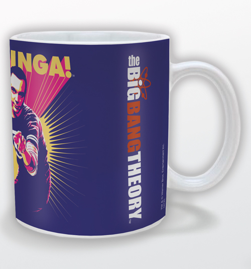 Big Bang Theory Bazinga Purple Mug