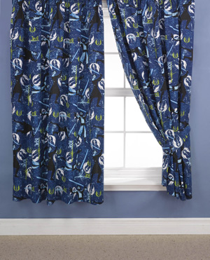 Clone Wars 66` x 54` Curtains